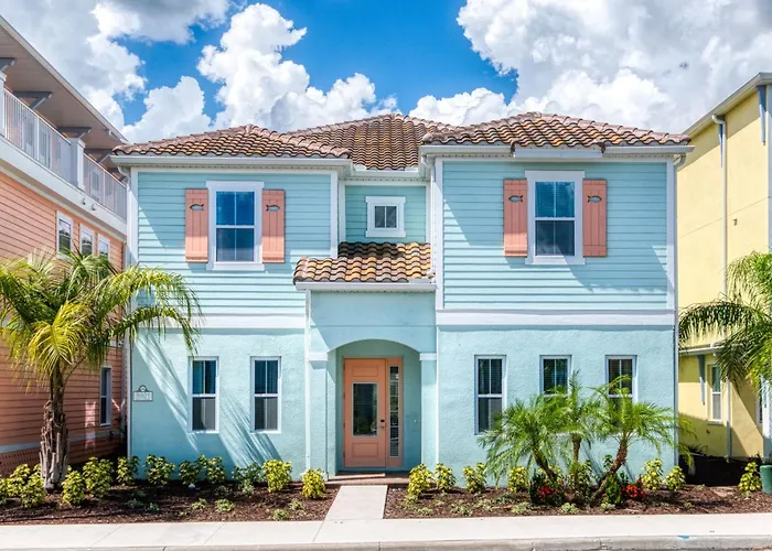 Ocean Waves Cottage With Private Pool Near Disney With Margaritaville Resort Island H2O Access - 8001Su