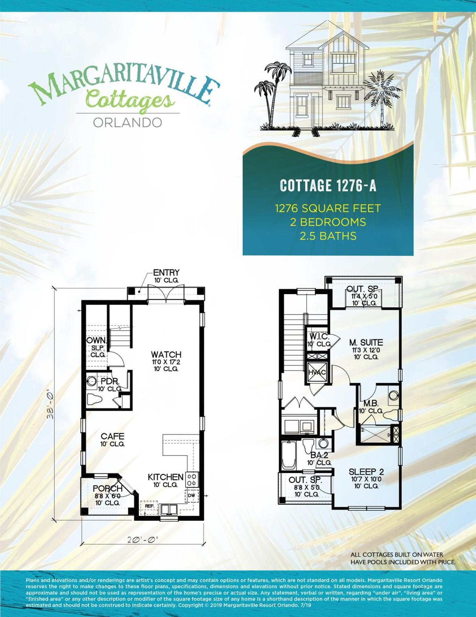 Sail Away! Beautiful With Private Hot Tub Near With Margaritaville Island H2o Access - 3045sp *