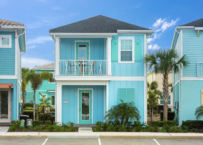 Sea Shell Blue Cottage Near Disney With Private Pool And Margaritaville Resort Island H2O Access - 8039Kd