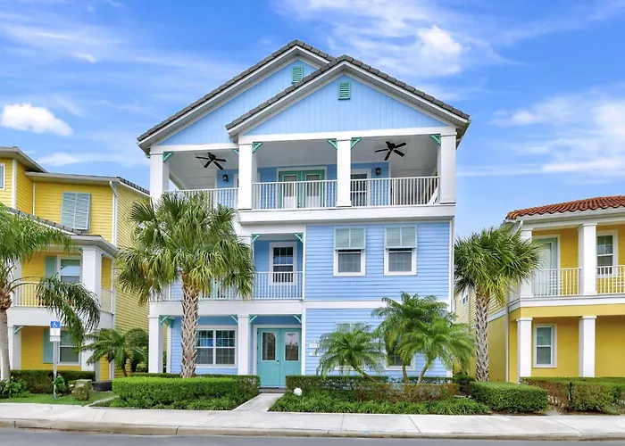 Blue Moon Luxurious Cottage With Private Pool Near Disney With Margaritaville Resort Island H2O Access - 8073Su